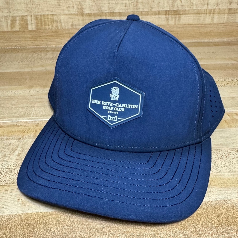 Melin Odyssey Hydro Hat Ritz Carlton Golf Club Orlando Navy Blue Snapback XL